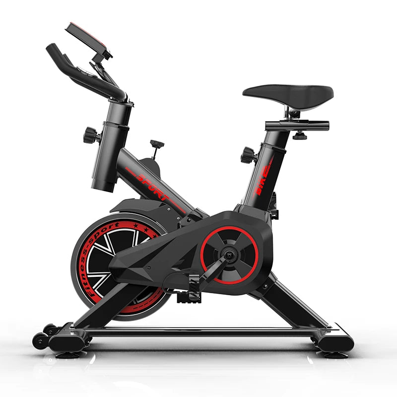 DUTRIEUX Indoor Cycle Exercise Spinning Bike with LCD Monitor