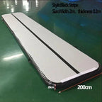 20cm Thick PVC Air Track Gymnastics Mat 8/9/10m Wear-Resistant Inflatable Tumbling Floor