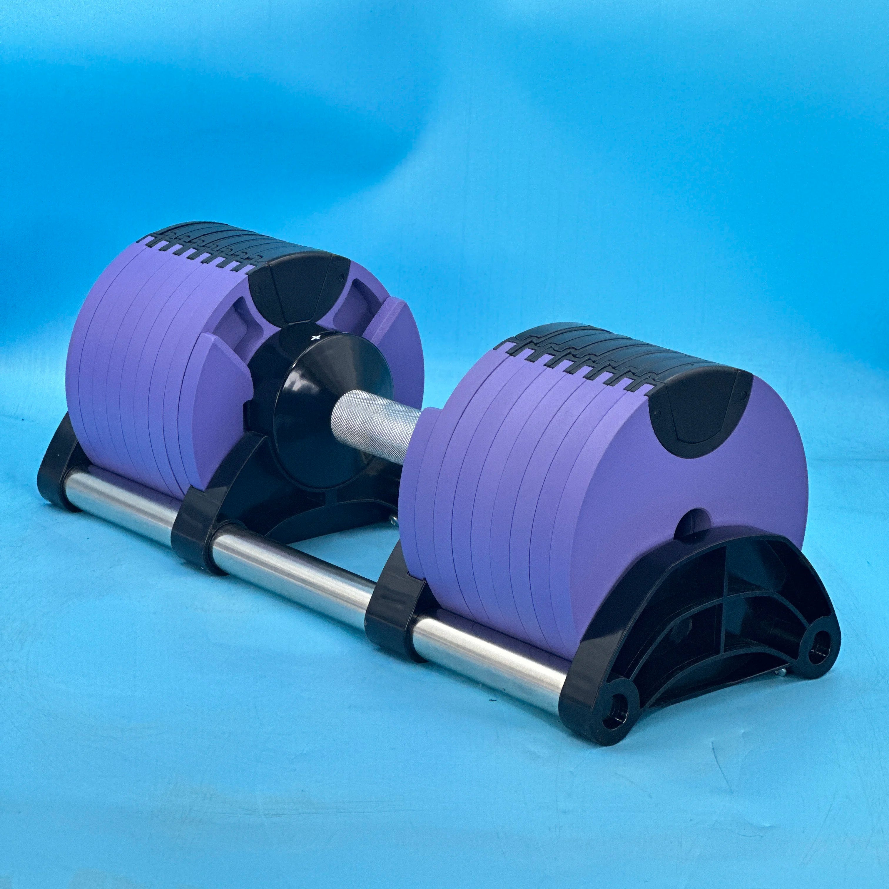 SANSHIKJ SSKJ-DB028 Adjustable Round Dumbbell Set 2kg Increment 36kg Black