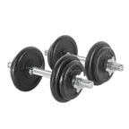 Cast Iron Dumbbell and Barbell Set 10kg 15kg Adjustable Fitness Weights