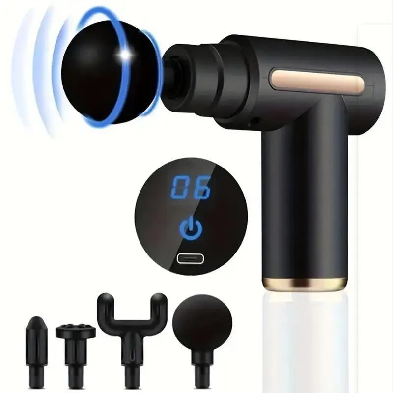 PAQIN JT88 99-Level Massage Gun Deep Muscle Relaxation Electric Fitness Equipment Noise Reduction
