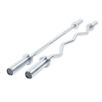 DUTRIEUX 1.2m Straight Barbell Bar 9-10kg Electroplate Steel Unisex