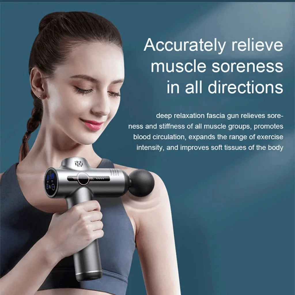 PAQIN JT88 99-Level Massage Gun Deep Muscle Relaxation Electric Fitness Equipment Noise Reduction