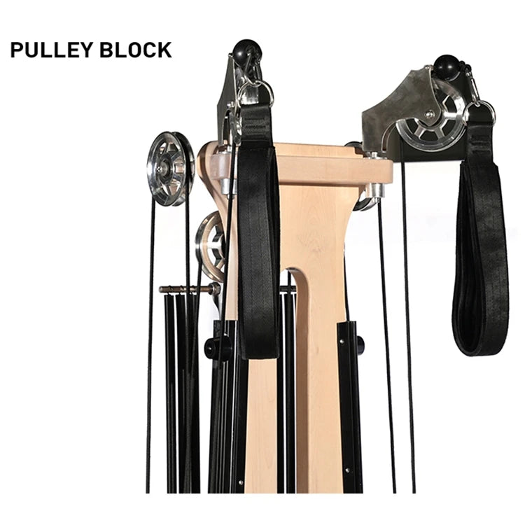 Pilates Tower Combination Machine Maple Wood Reformer
