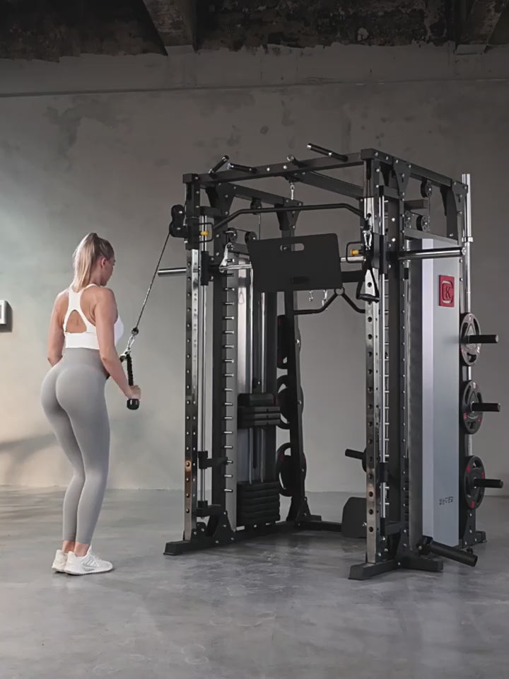 Multifunctional Squat Stand Smith Machine with 500kg Capacity