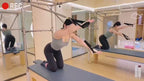 Pilates Reformer Machine with Tower Yoga Trapeze Aluminum
