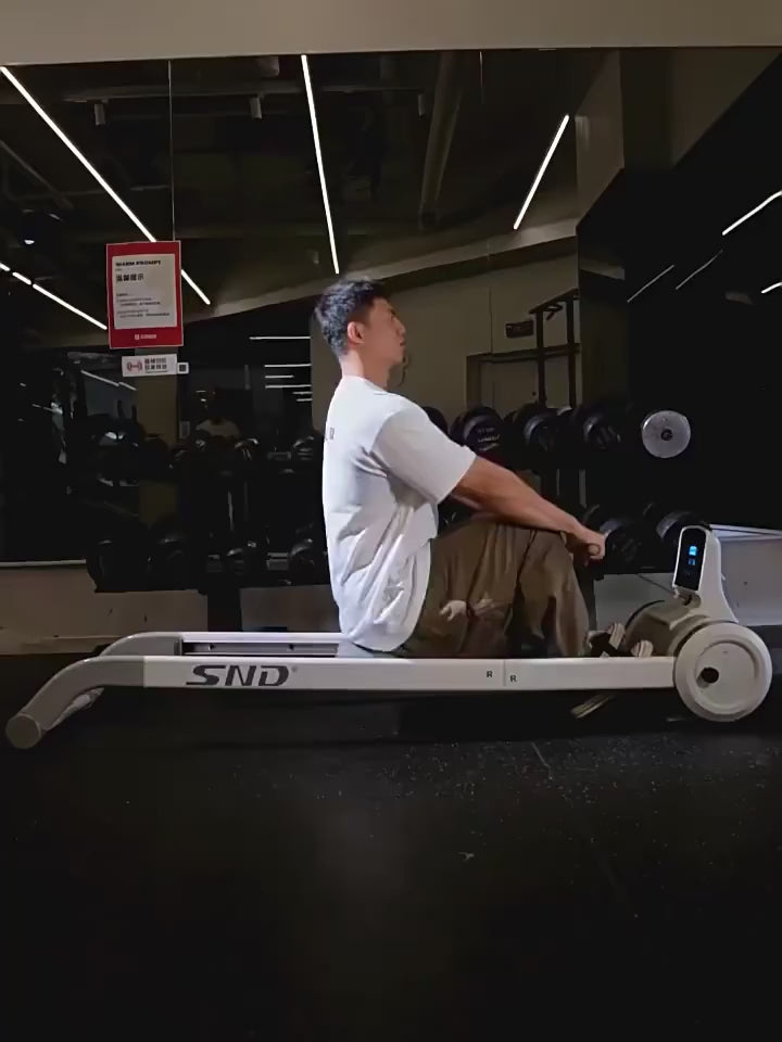 Magnetic Resistance Rowing Machine with Bluetooth Foldable Home Aerobics Rower