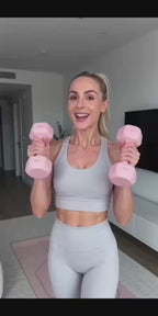 Hex Dumbbell Set 1-4kg Solid Anti-Slip Hand Weights for Women Beginners