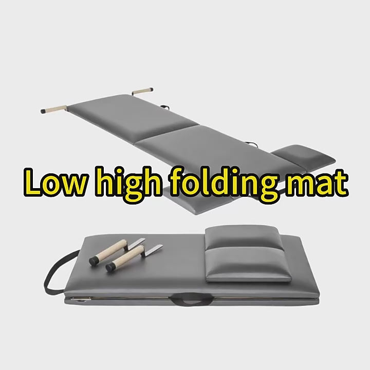Folding Yoga Mat Maple Plywood 2020x1220mm 25kg Black/White/Gray