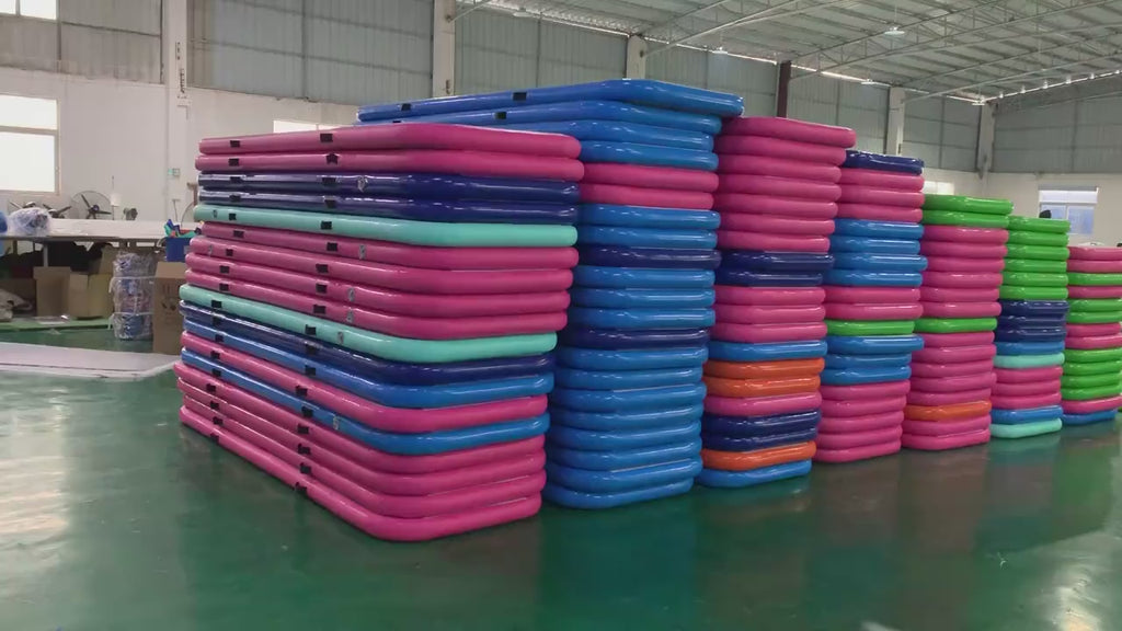 Inflatable Gymnastics Air Floor Mat 4m PVC with Pump